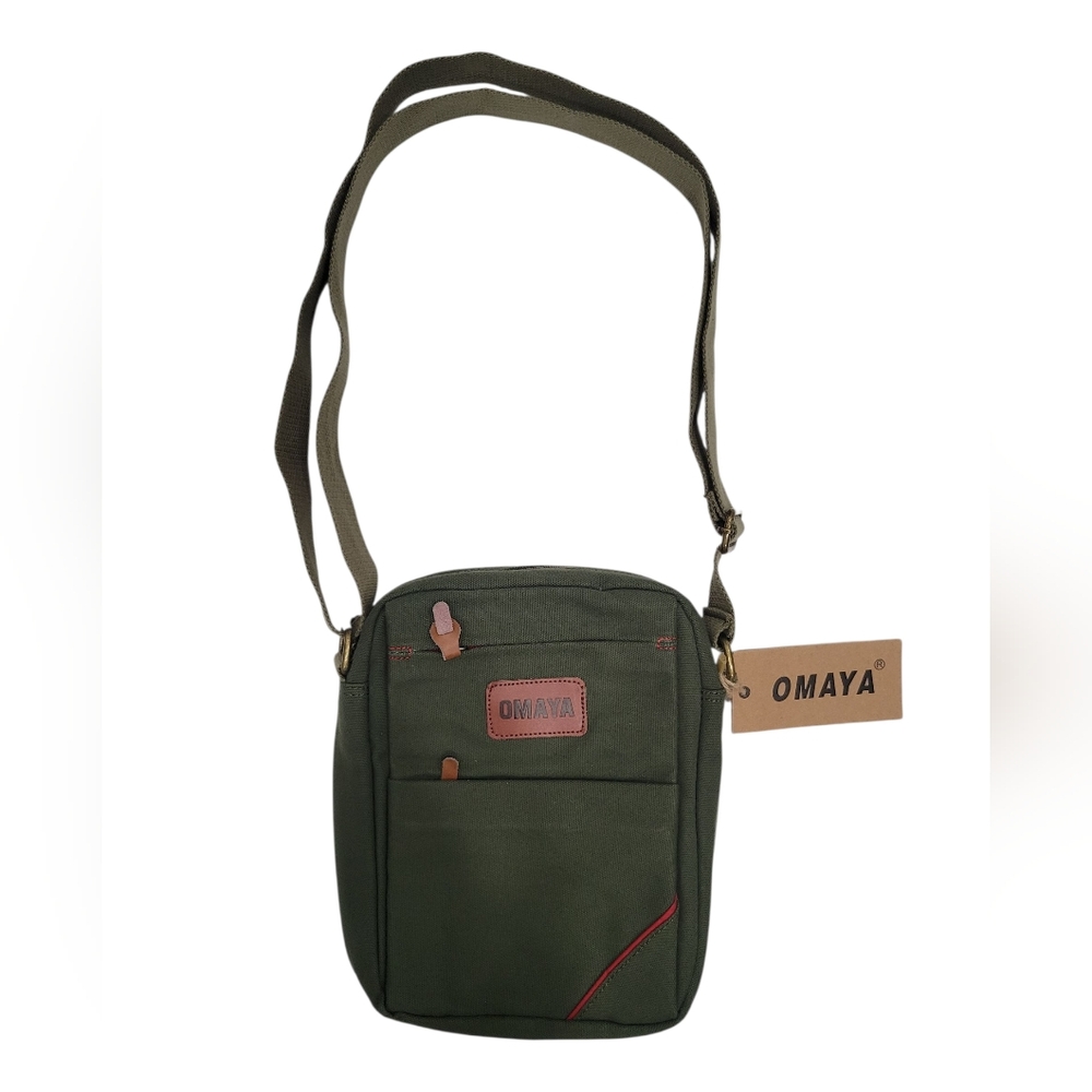 Army Green Crossbody Bag for Men